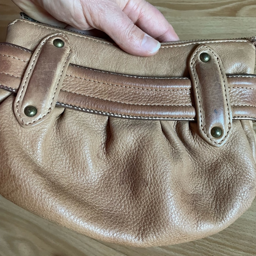 Cute Cole Haan Soft Leather Large Wristlet/Bag - Picture 5 of 16